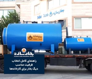 راهنمای کامل انتخاب ظرفیت مناسب دیگ بخار برای کارخانه‌ها